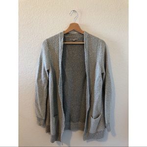 Gap Heathered Grey Cardigan